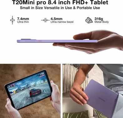 DOOGEE T20 Mini Pro tablet, 20GB RAM (1TB TF) Tablet (8.4