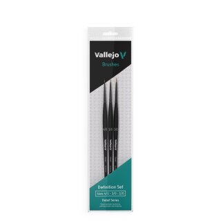 Vallejo - Detail - Definition Set (Sizes 4/0 - 3/0 - 2/0)