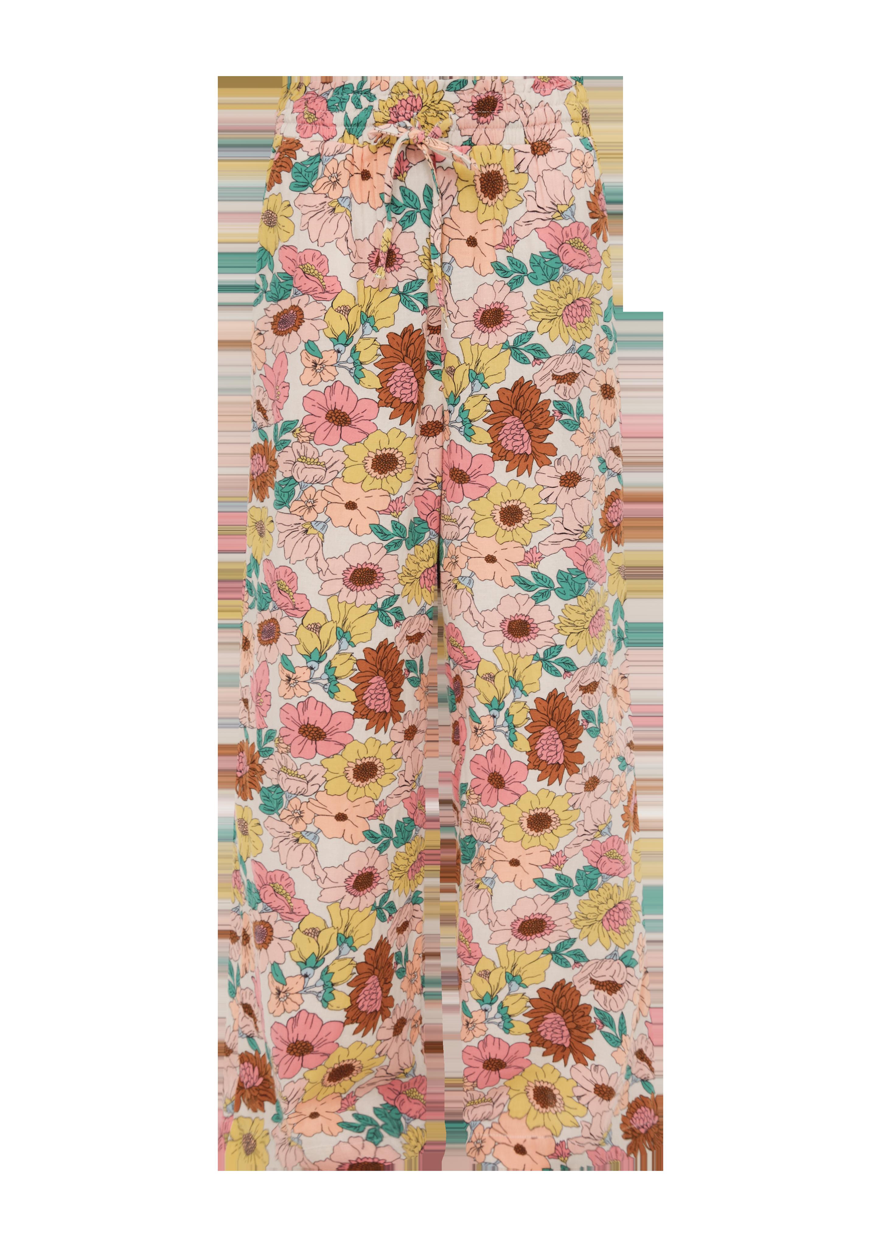 Loose: Hose mit floralem Print  2131202-08A0