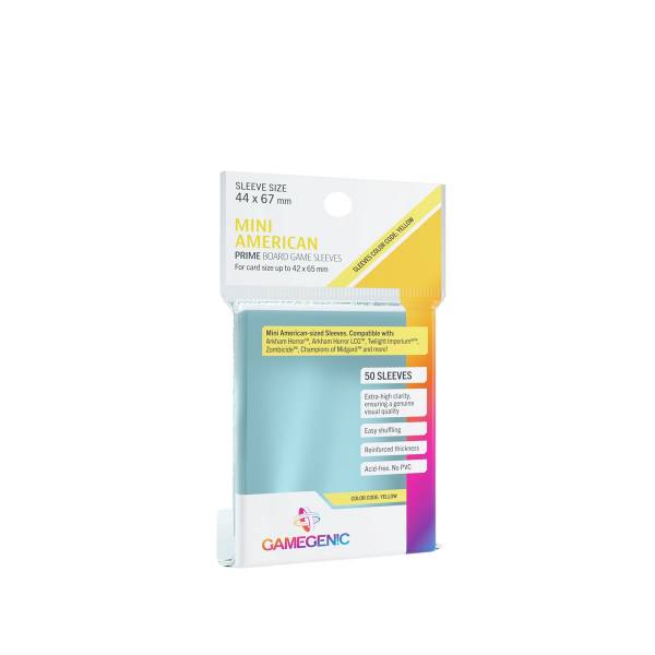 PRIME Mini American-Sized Sleeves 44 x 67 mm Clear