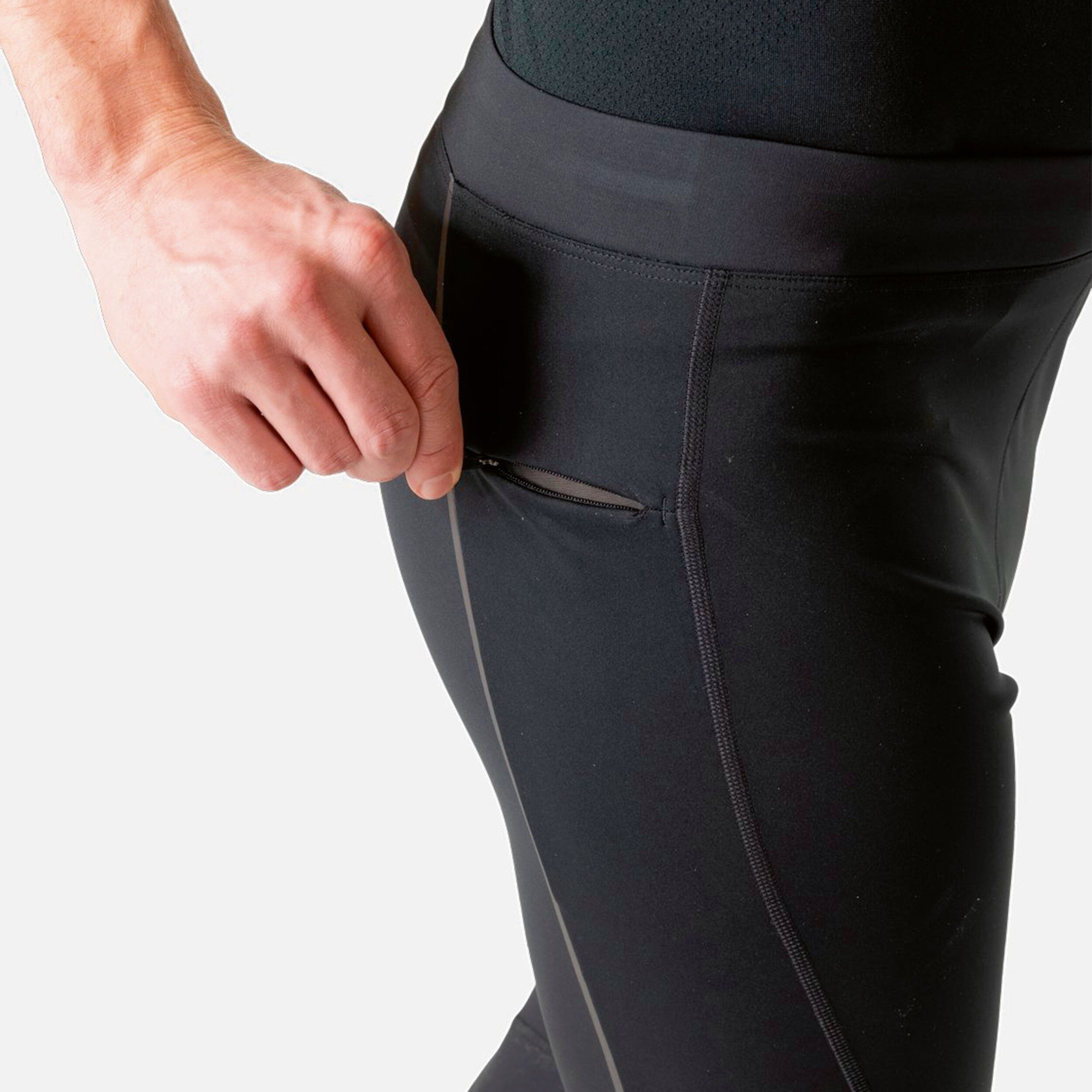 Zeroweight Warm Reflective Tight Herren - Schwarz