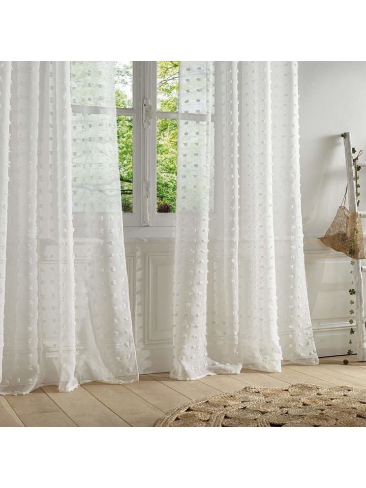 Atmosphera Créateur d'intérieur Voilage in weiß günstig kaufen onesize