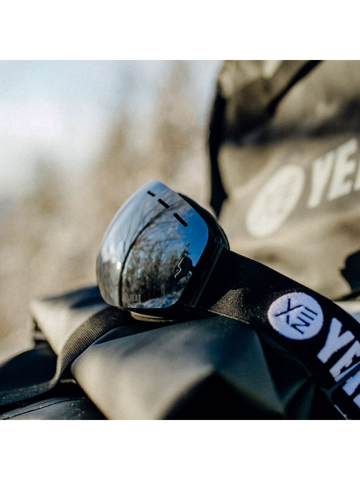 YEAZ XTRM-SUMMIT Ski- Snowboardbrille ohne Rahmen silber verspiegelt in silber günstig kaufen onesize