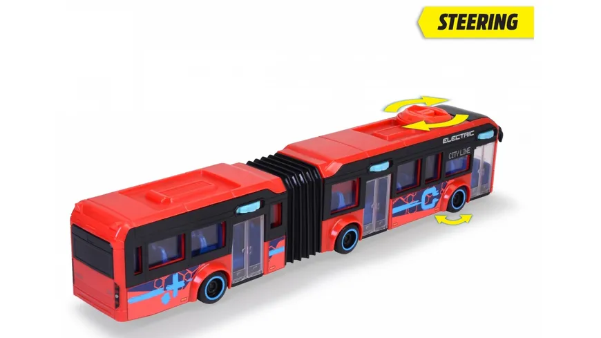 Dickie - Volvo City Bus, Lenkbarer Spielzeugbus