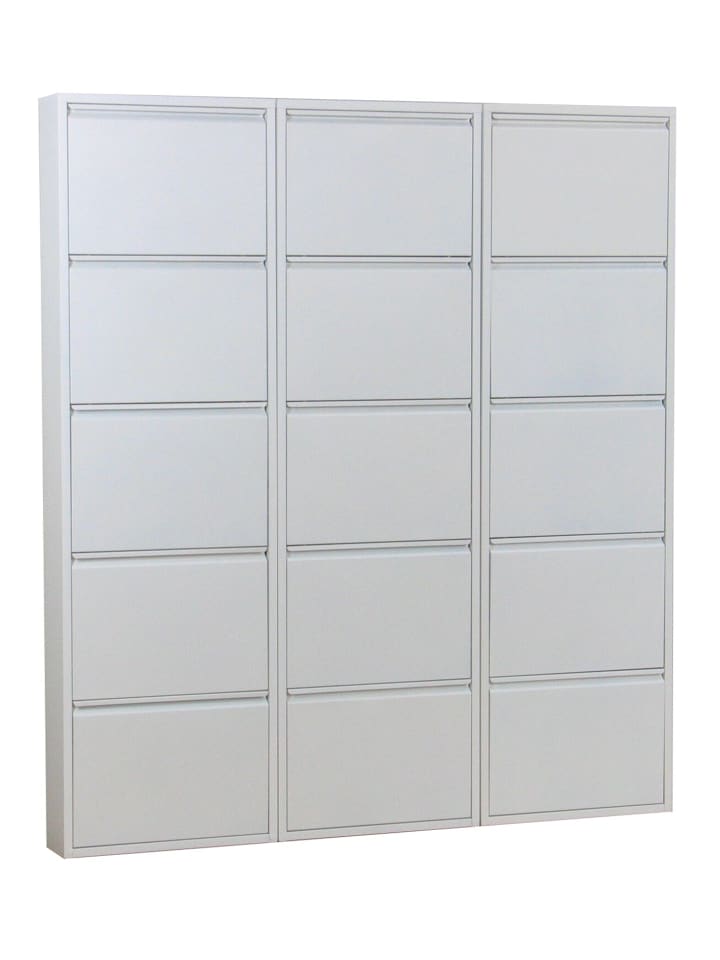 ebuy24 Schuhschrank Pisa Weiß 152 x 16 cm günstig kaufen onesize