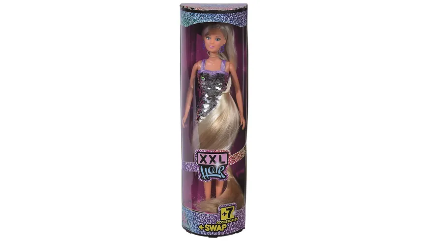 Simba - Steffi Love XXL Hair, Steffi im Paillettenkleid