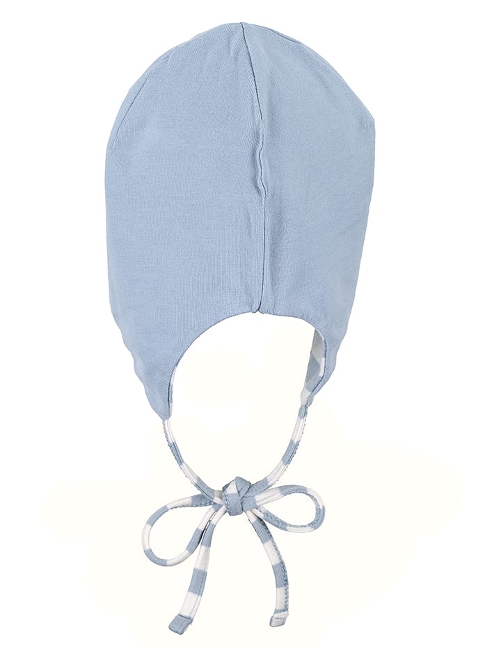 Sterntaler Wende-Bindemütze in Hellblau günstig kaufen