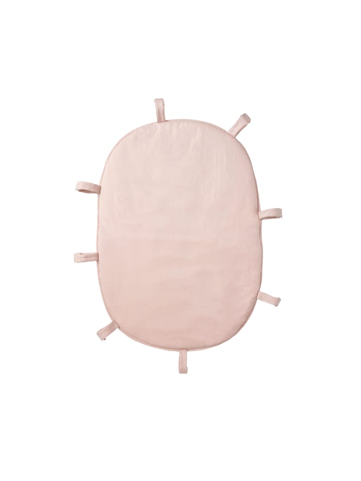 nordic coast company  Baby Nest geflochten Rosa günstig kaufen onesize