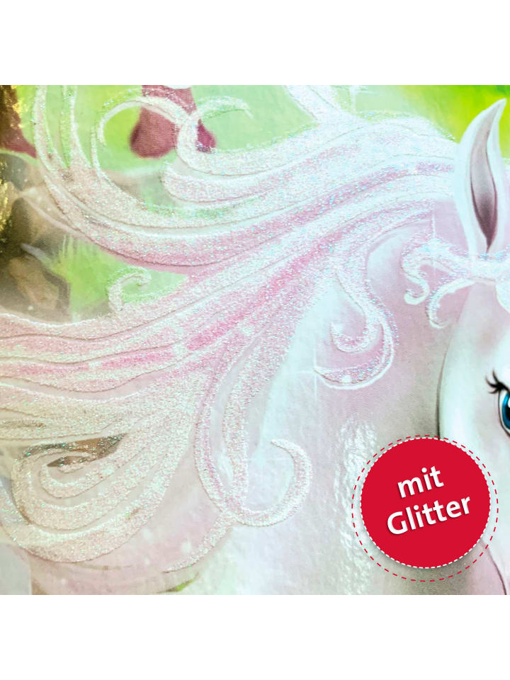 ROTH Schultüte groß Einhorn mit Fohlen 70 cm, Glitter in Lila günstig kaufen onesize