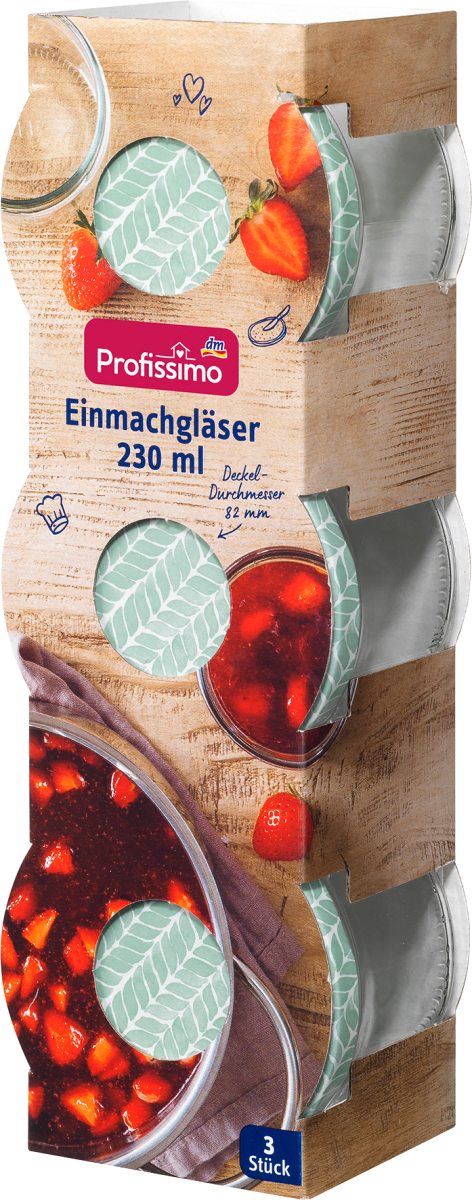 Einmachgläser 230ml, 3 St