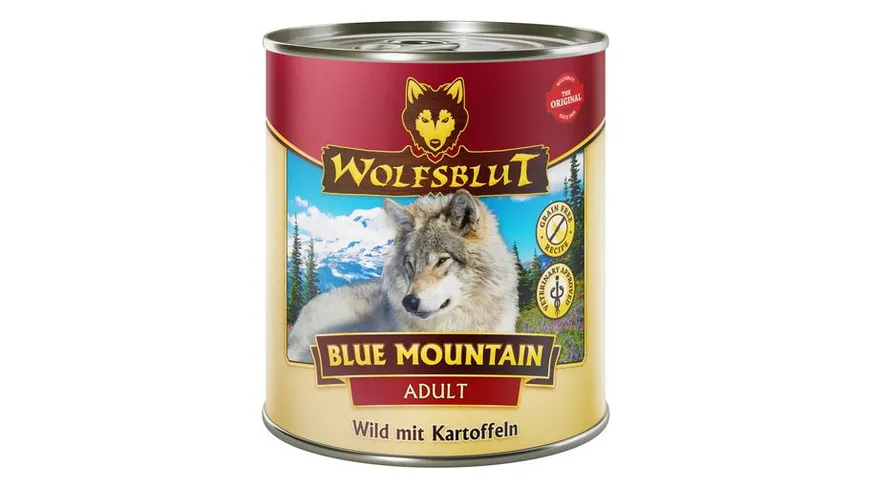 Wolfsblut Hundenassfutter Blue Mountain Wild & Kartoffel 800 g