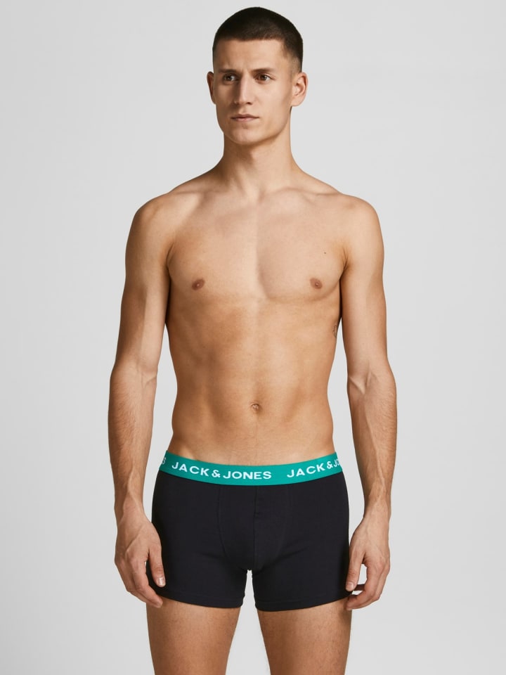 Jack & Jones Set 5er Pack Trunks Boxershorts Stretch Unterhose in Schwarz-3 günstig kaufen