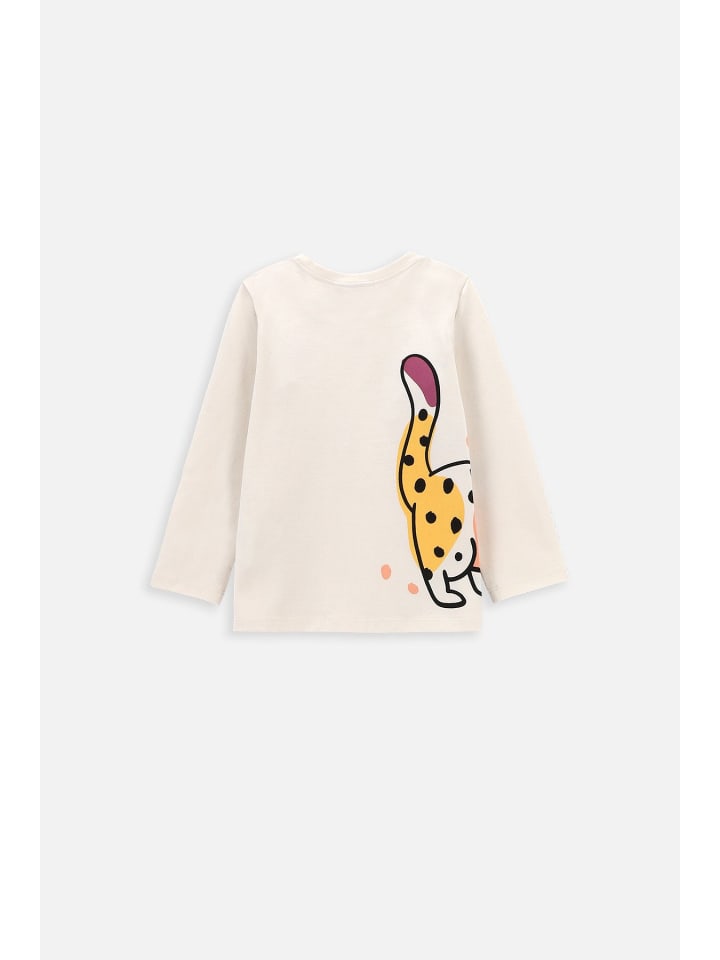 Coccodrillo T-shirt mit langen Ärmeln in ecru günstig kaufen