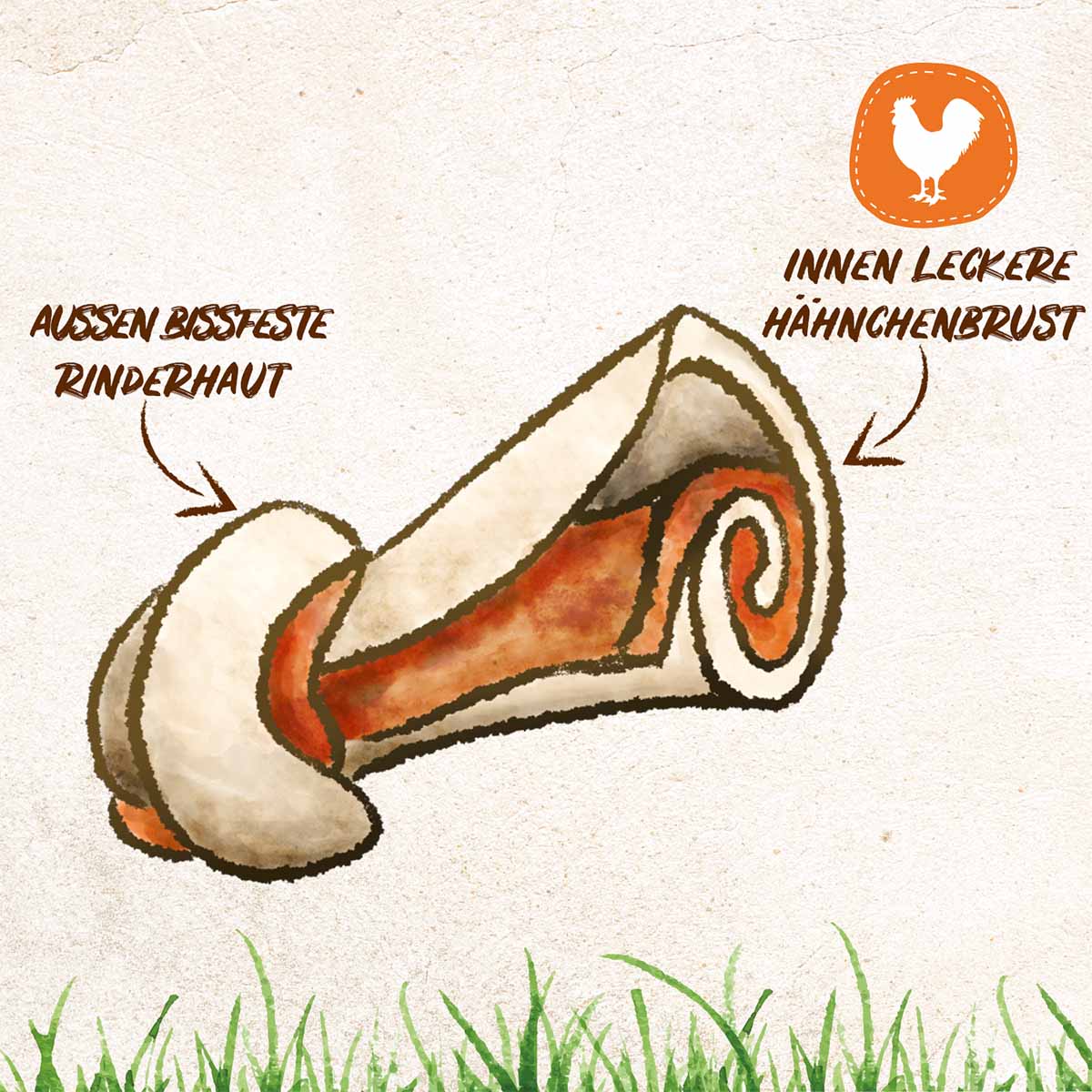 8in1 Delights Kauknochen Chicken/Huhn günstig kaufen bei ZooRoyal