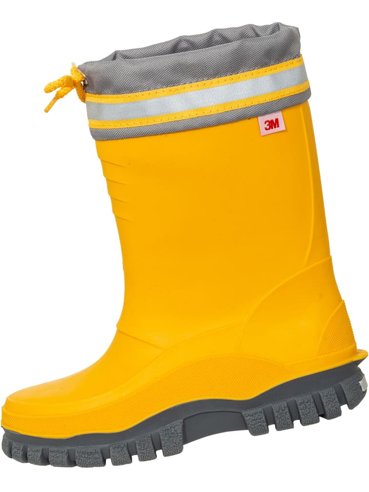 Bockstiegel Kinder-Winterstiefel Arktis gefüttert in gelb/grau günstig kaufen