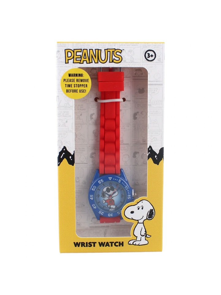 COFI 1453 Snoopy Uhr Analoge Kinderuhr Bunte Armbanduhr für kleine in Rot günstig kaufen onesize