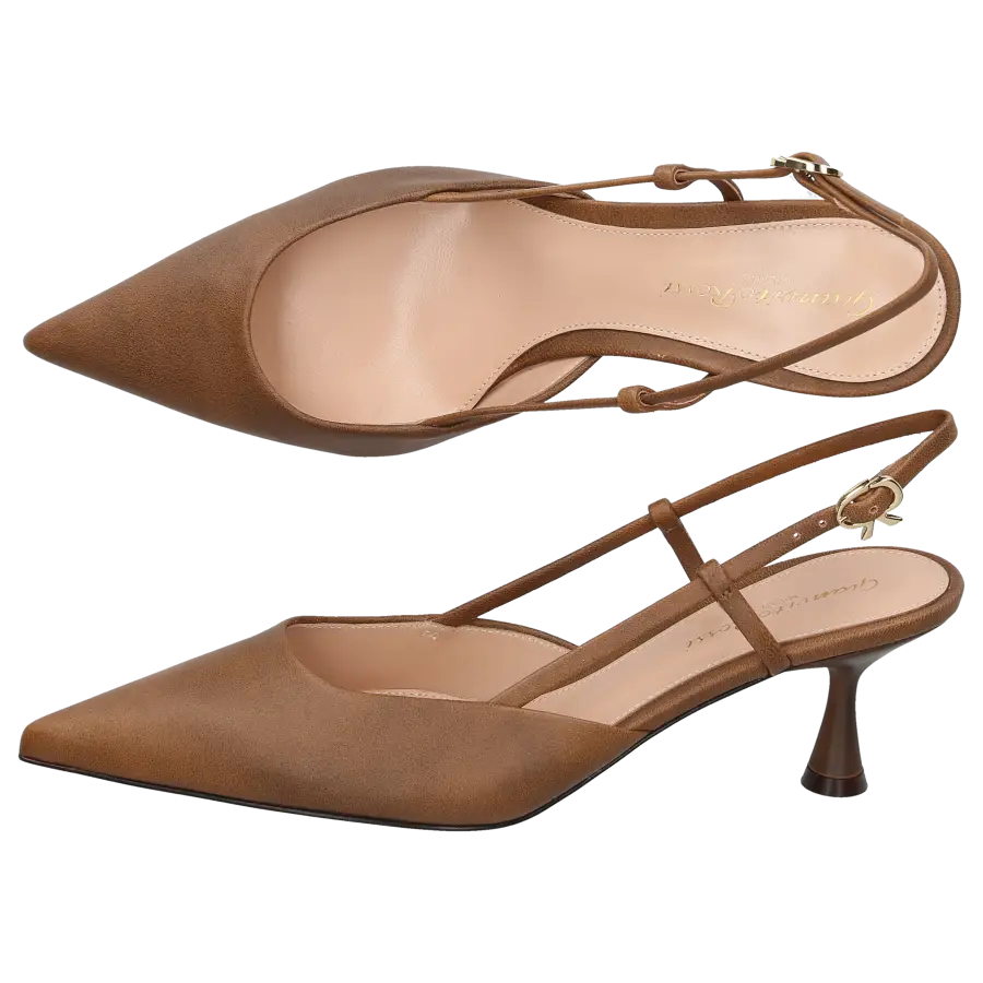 Gianvito Rossi - Slingpumps ASCENT 55 Kalbsleder - braun