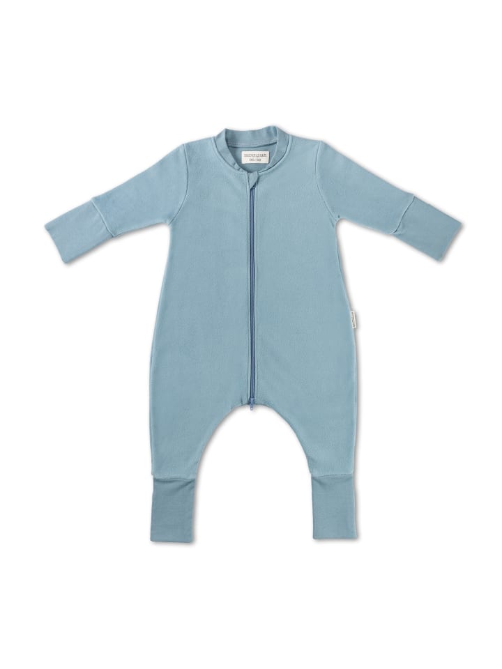 Hofbrucker Baby Schlafsack mit Beinen in Taubenblau günstig kaufen 62/68