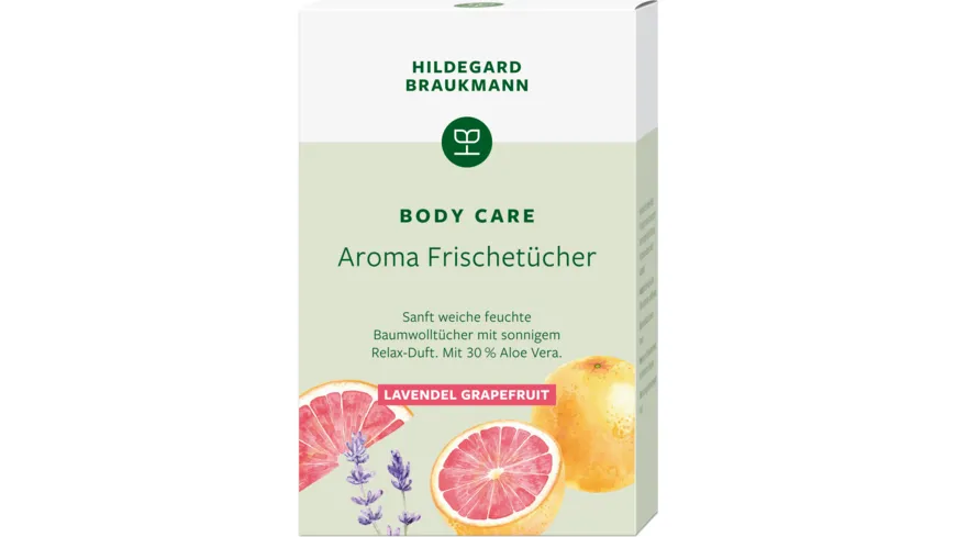 HILDEGARD BRAUKMANN BODY CARE Aroma Frischetücher Lavendel Grapefruit