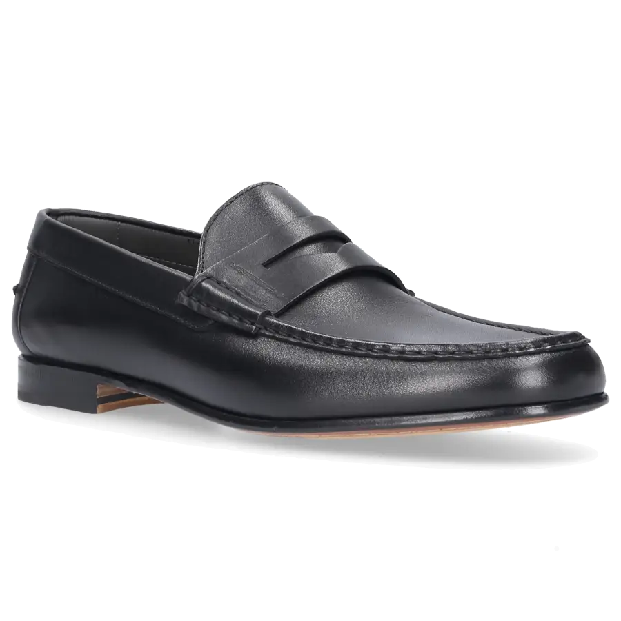 Moreschi - Loafer BORGOGNA Kalbsleder - schwarz