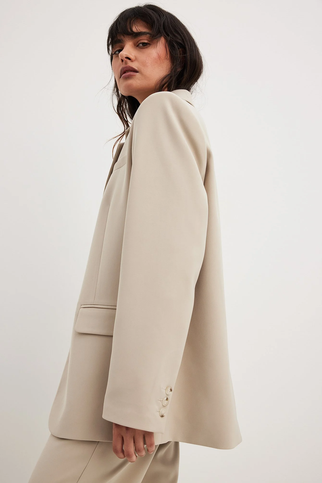 Lässiger Blazer mit Oversize-Passform