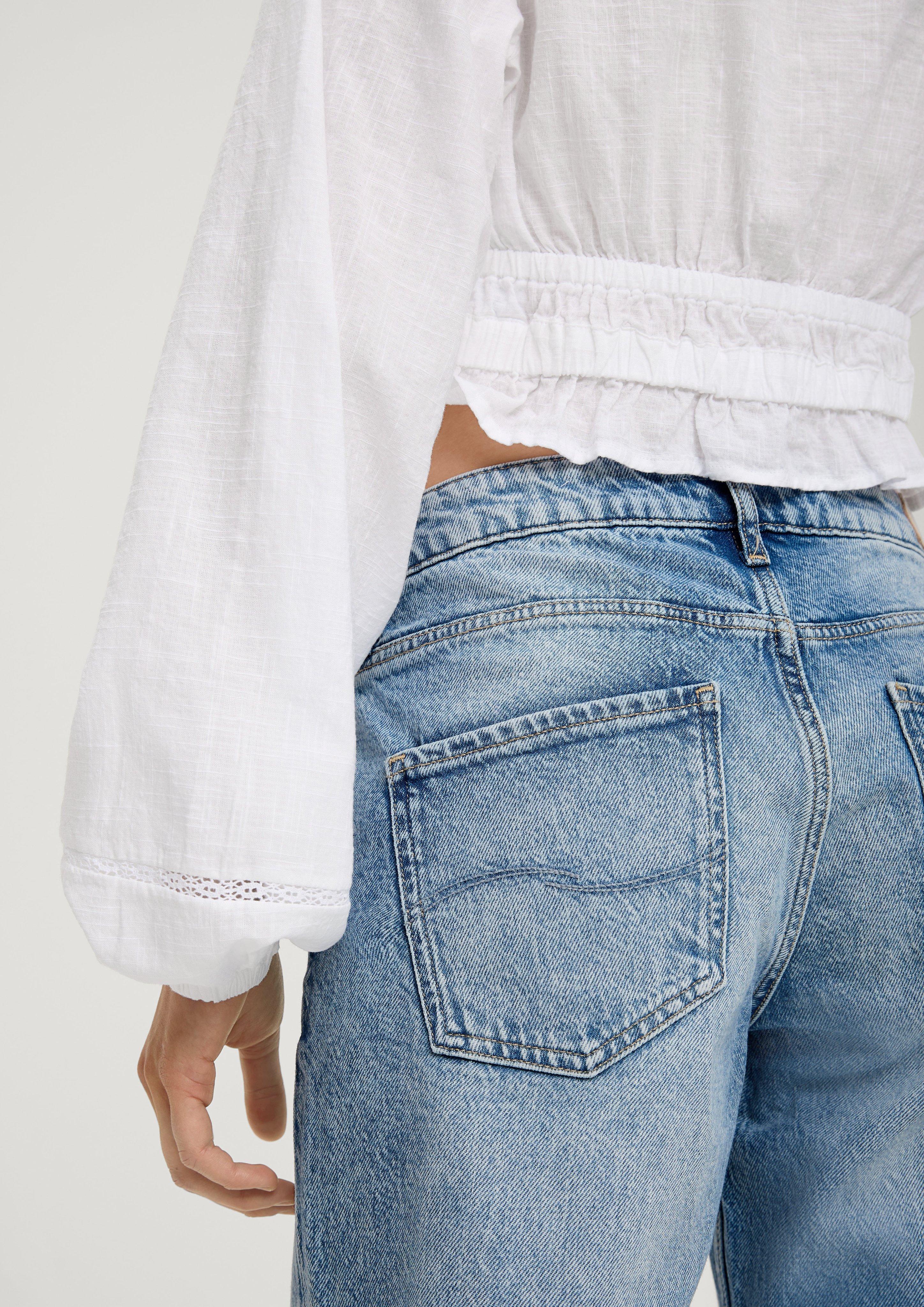 Dobby-Bluse mit Schleifen-Detail  2130819-0100