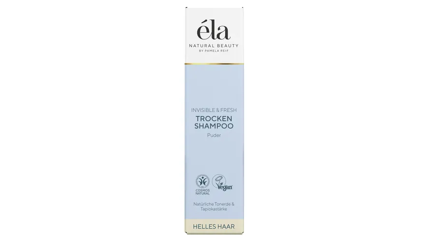 ELA natural beauty Invisible & Fresh Trockenshampoo Puder helles Haar 25 g