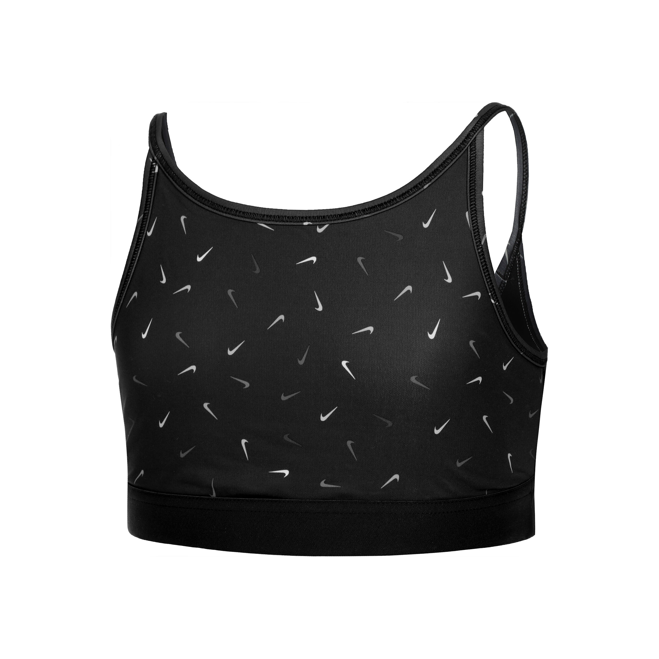 Dri-Fit Light Support Sport-BH Mädchen - Schwarz
