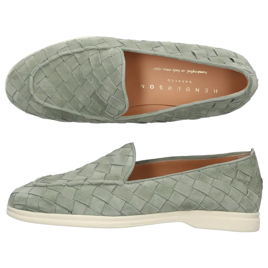Henderson - Loafer ZAIRA Veloursleder - grün