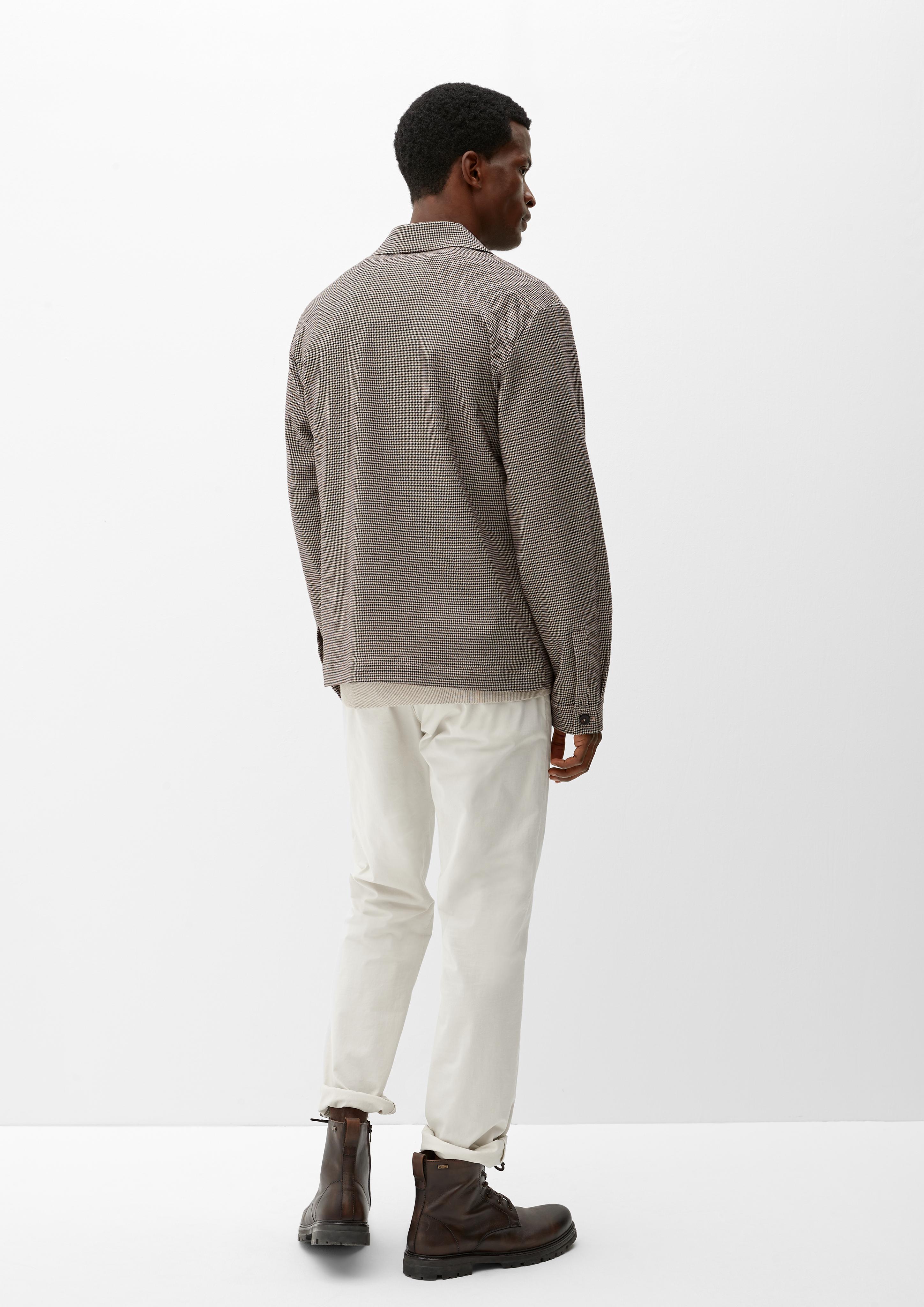 Overshirt mit Hahnentrittmuster  2120622-82N3