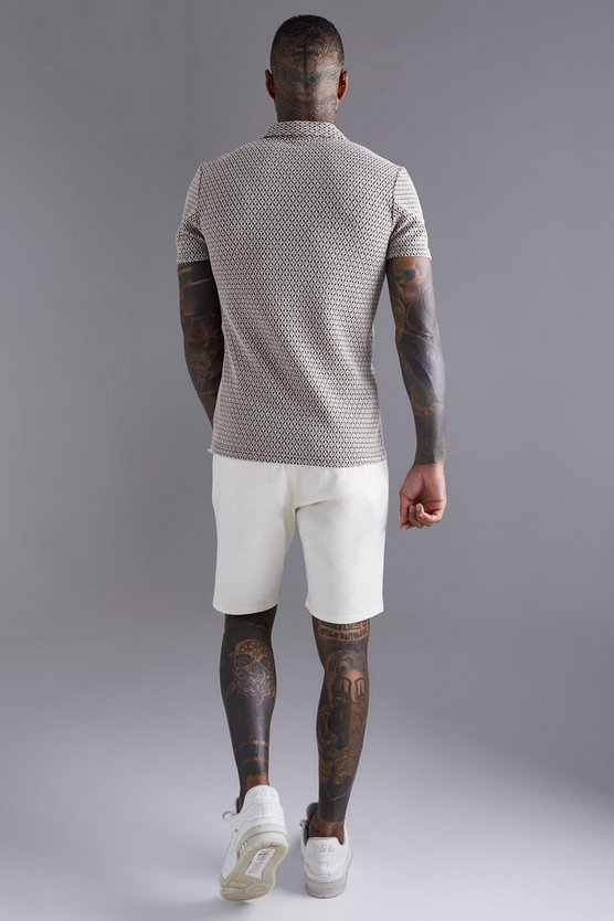 Kurzärmliges Muscle-Shirts mit Print
