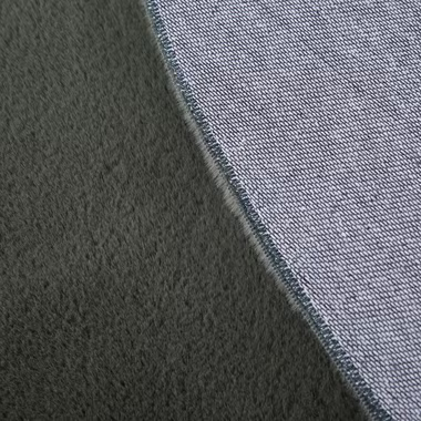 Fellteppich Unicolor - Einfarbig, Carpetsale24, Rund, Höhe: 20 mm, Runder Teppich Wohnzimmer Einfarbig Shaggy Flauschiger Felloptik