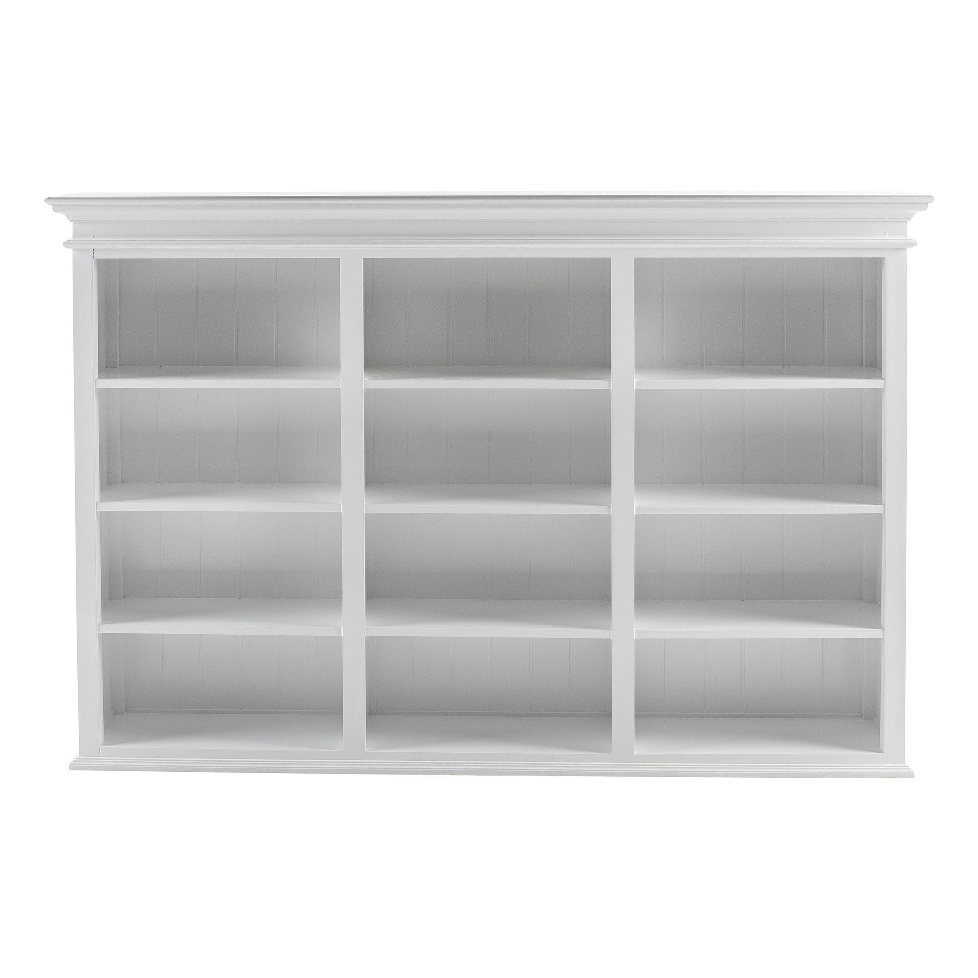 Novasolo Küchenbuffet Halifax Bücherschrank mit 6 Glastüren