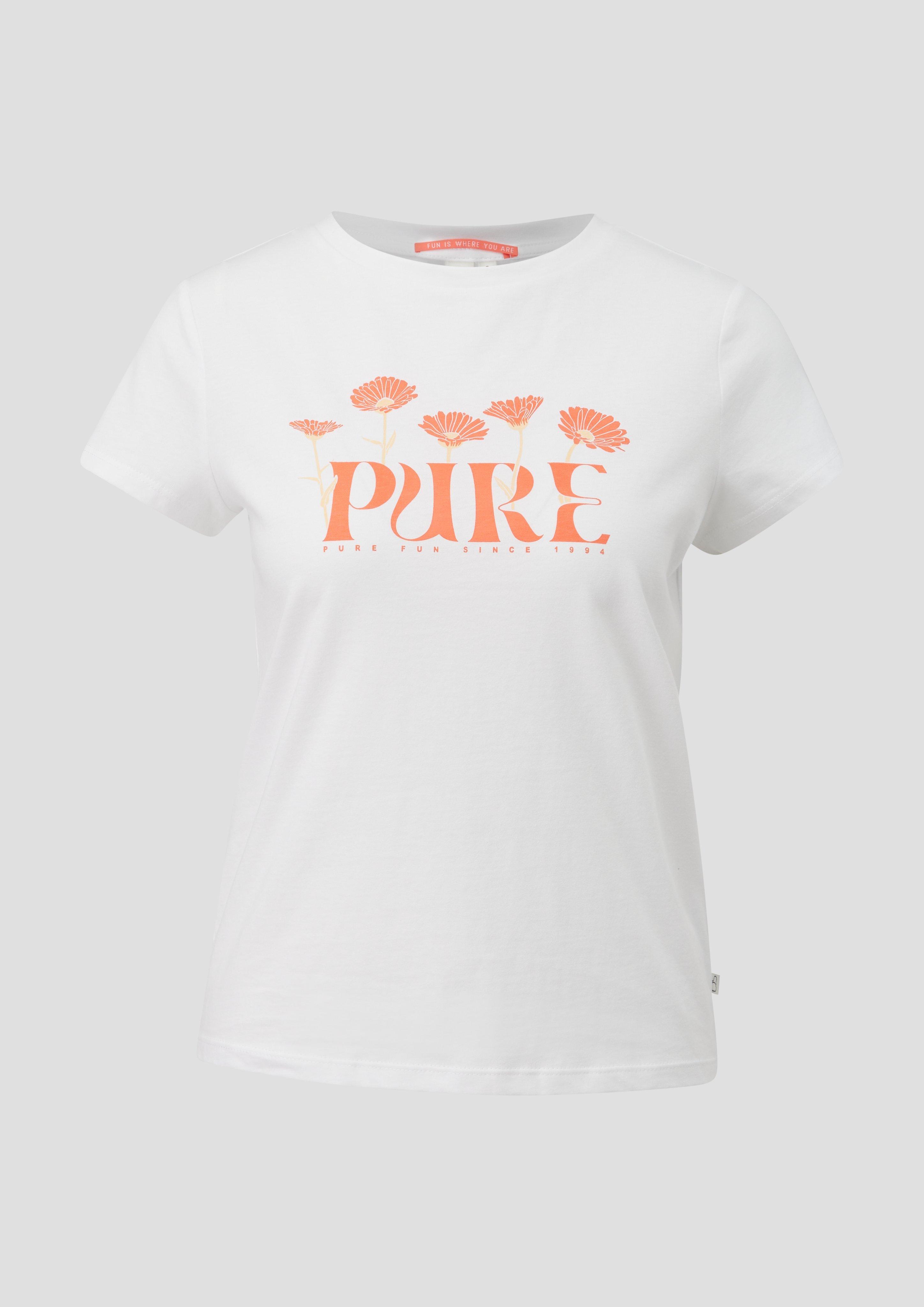 T-Shirt mit Frontprint  2144078-01D1