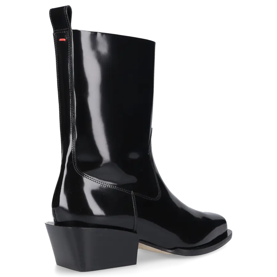 Aeyde - Cowboy-/ Bikerstiefeletten BILL Kalbsleder - schwarz