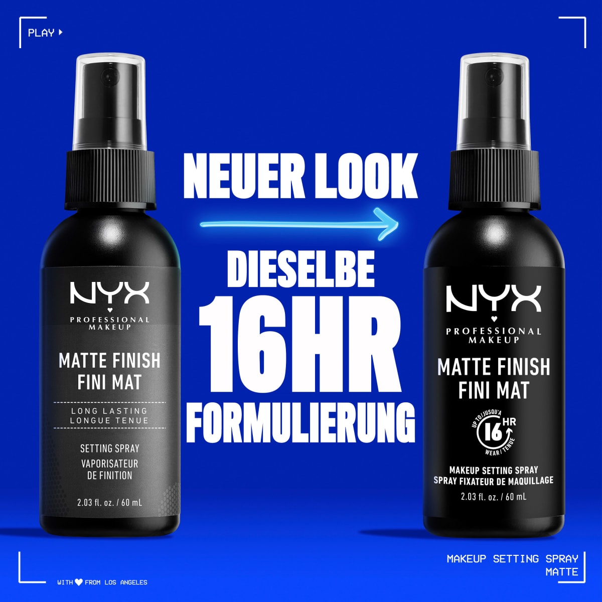 Fixierspray Matte Finish/Long Lasting  01, 60 ml