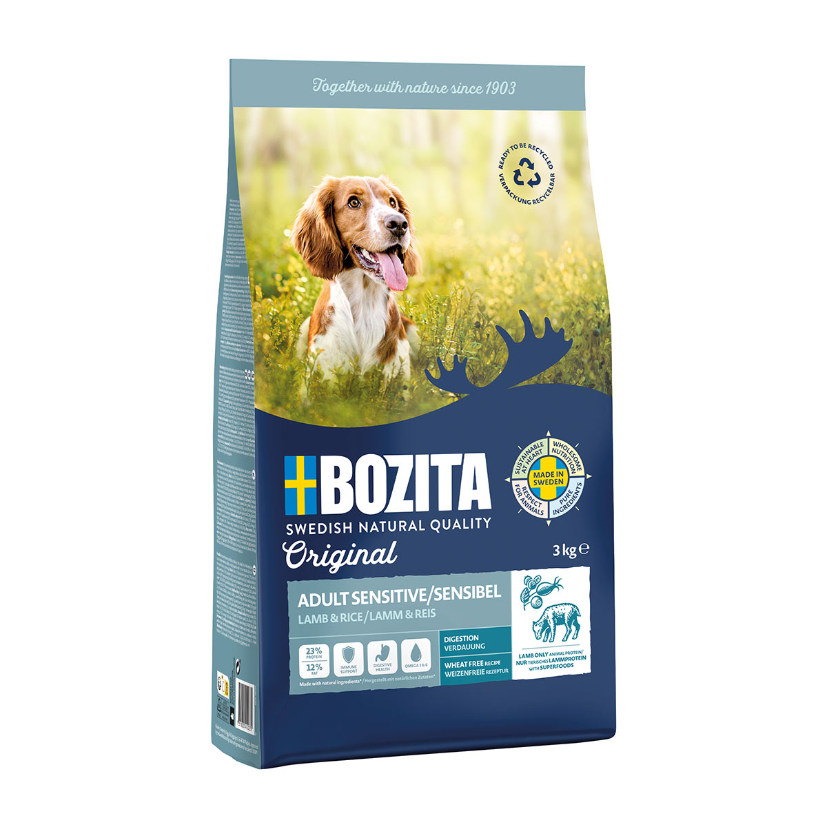 Bozita Original Adult Sensitive Digestion mit Lamm bei ZooRoyal
