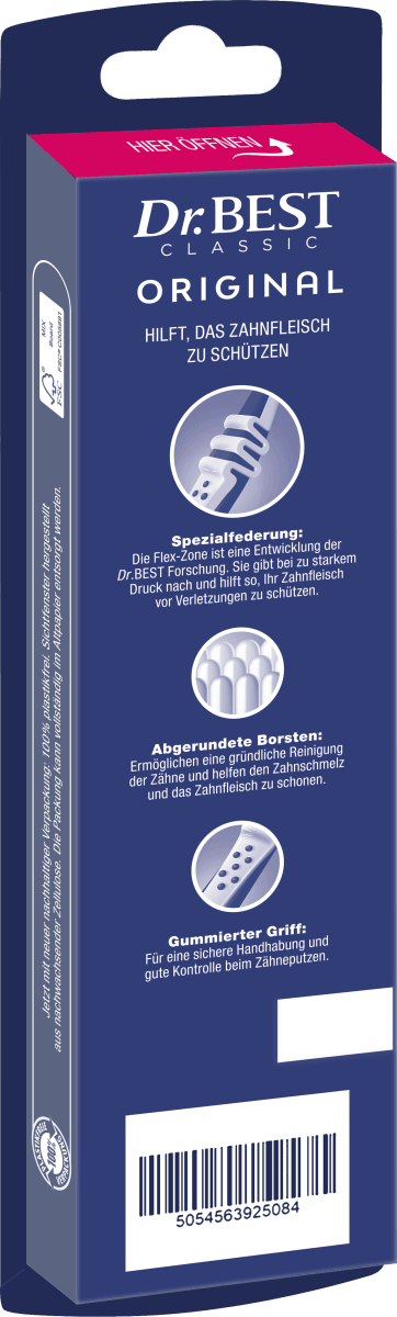 Zahnbürste Classic Original mittel Vorteilspack (2+1 Gratis), 3 St