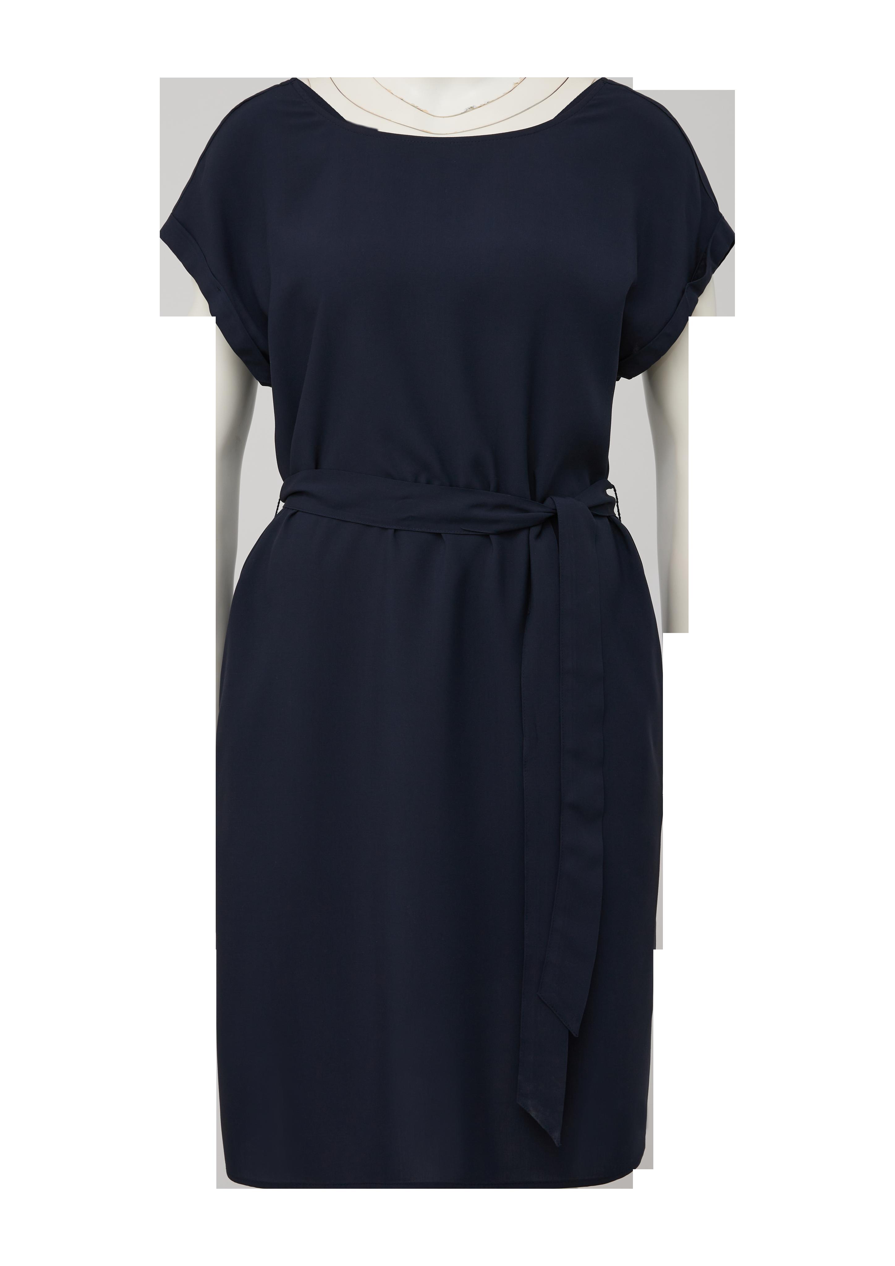 Kleid mit Bindeband aus Viskose  2131810-5959