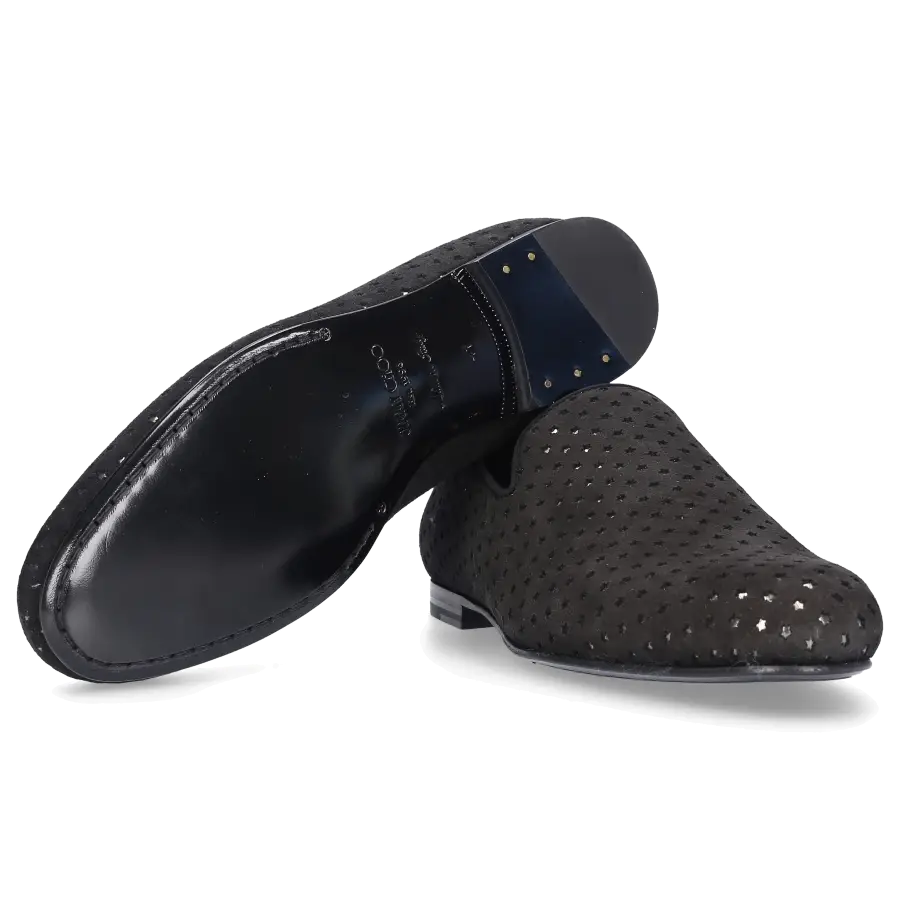 Jimmy Choo - Loafer SLOANE Veloursleder - schwarz