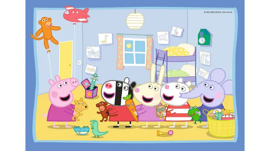 Ravensburger Puzzle - Peppas Abenteuer - 2x12 Teile Peppa Pig Puzzle für Kinder ab 3 Jahren