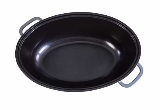 Kopf Bräter Colima, Aluminiumguss, 7,7 Liter, inkl. Glasdeckel mit Aromaknopf, Induktion