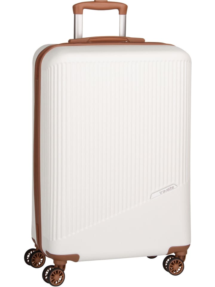 travelite Trolley Bali 4w Trolley M in Weiss/Cognac günstig kaufen onesize
