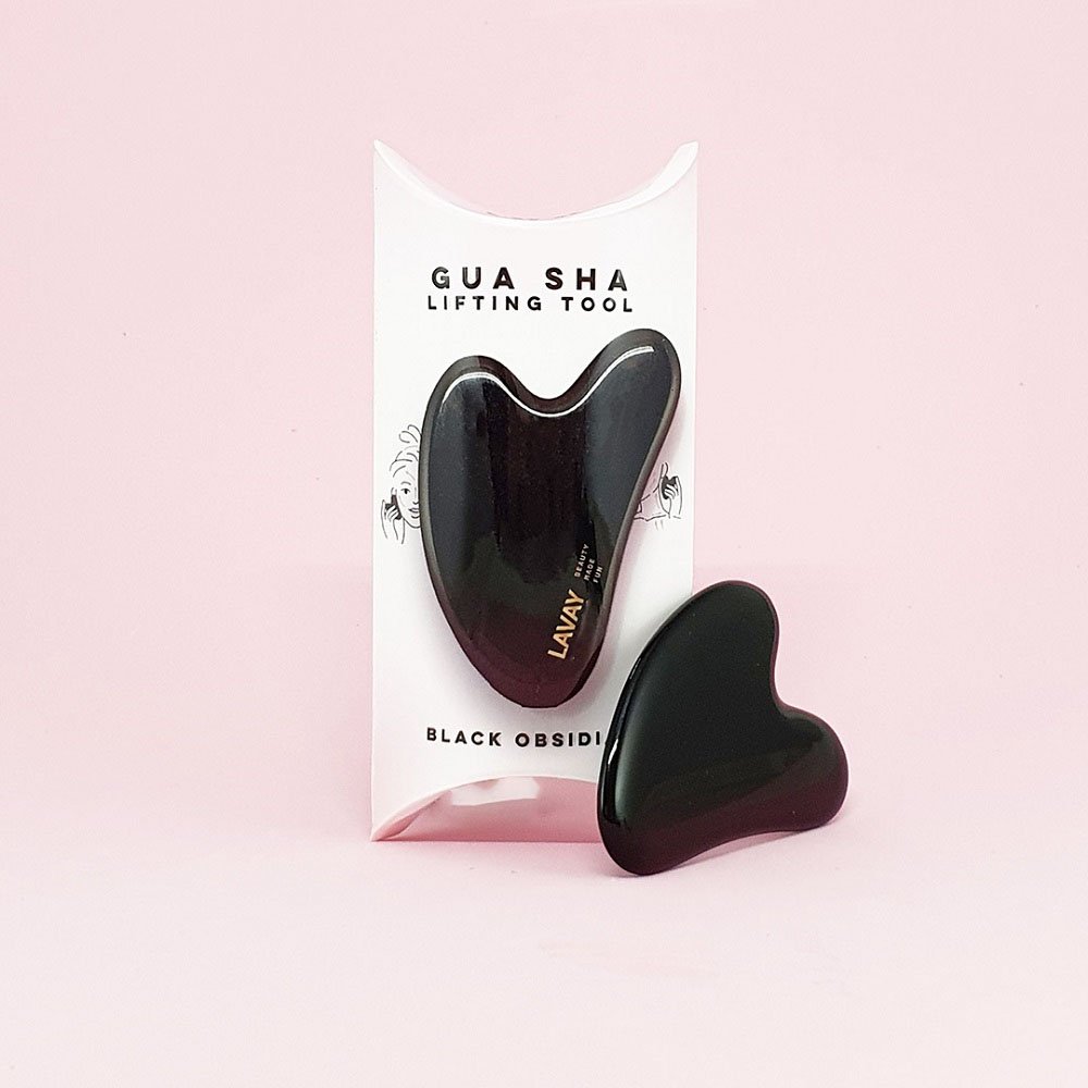 LAVAY Paris Beauty-Tools Gua Sha – Lifting tool – Black Obsidian