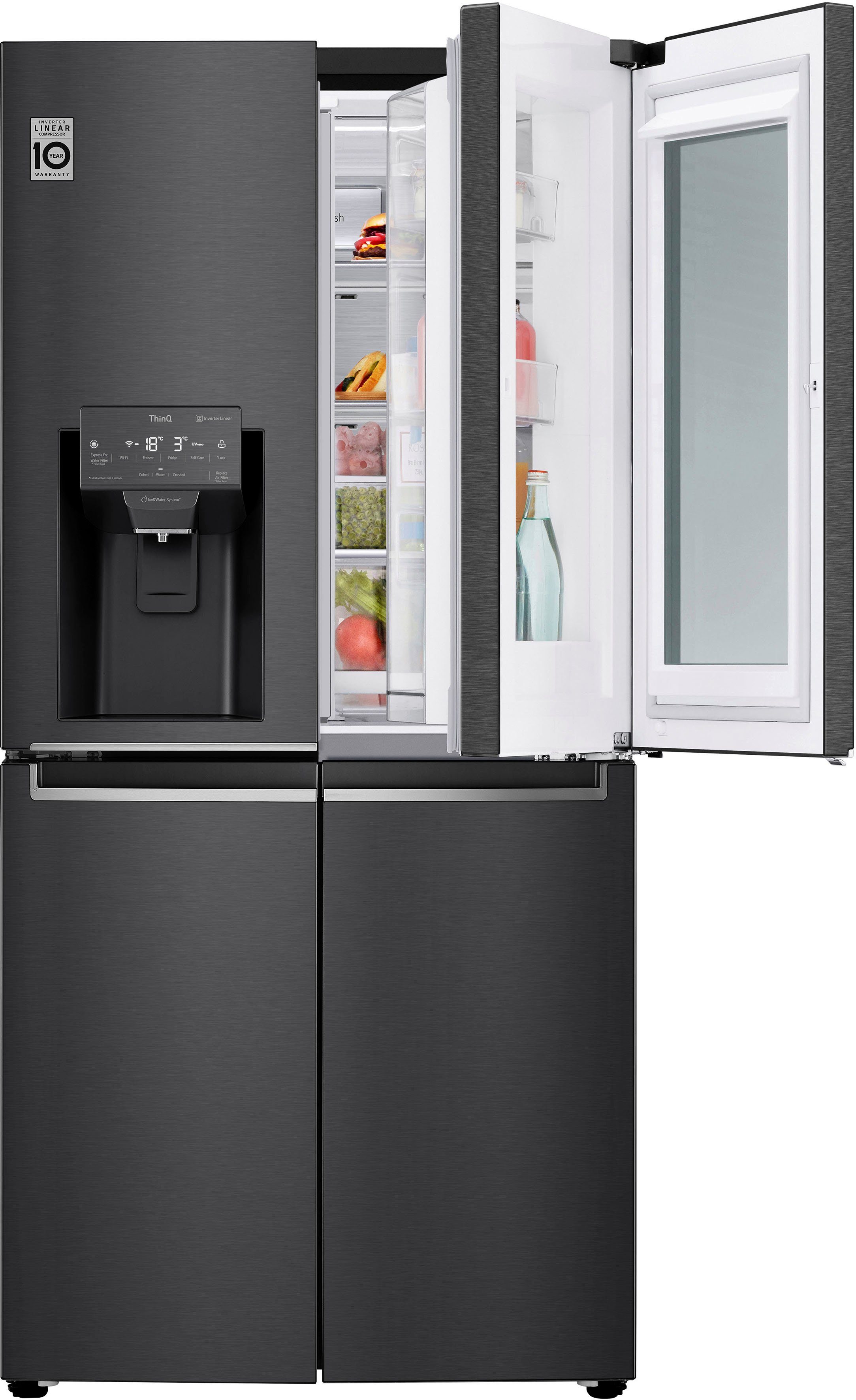 LG Multi Door GMX844MC6F, 178,7 cm hoch, 83,5 cm breit, InstaView™