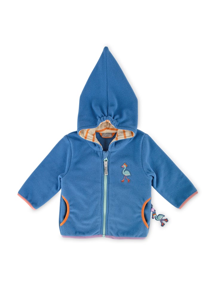 Sigikid Fleecejacke Wild Flamingo in blau günstig kaufen