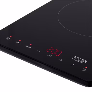 Adler Induktions-Kochfeld, AD 6513, 2000W, 190 mm, Induktionskochplatte, Elektro Kochplatte