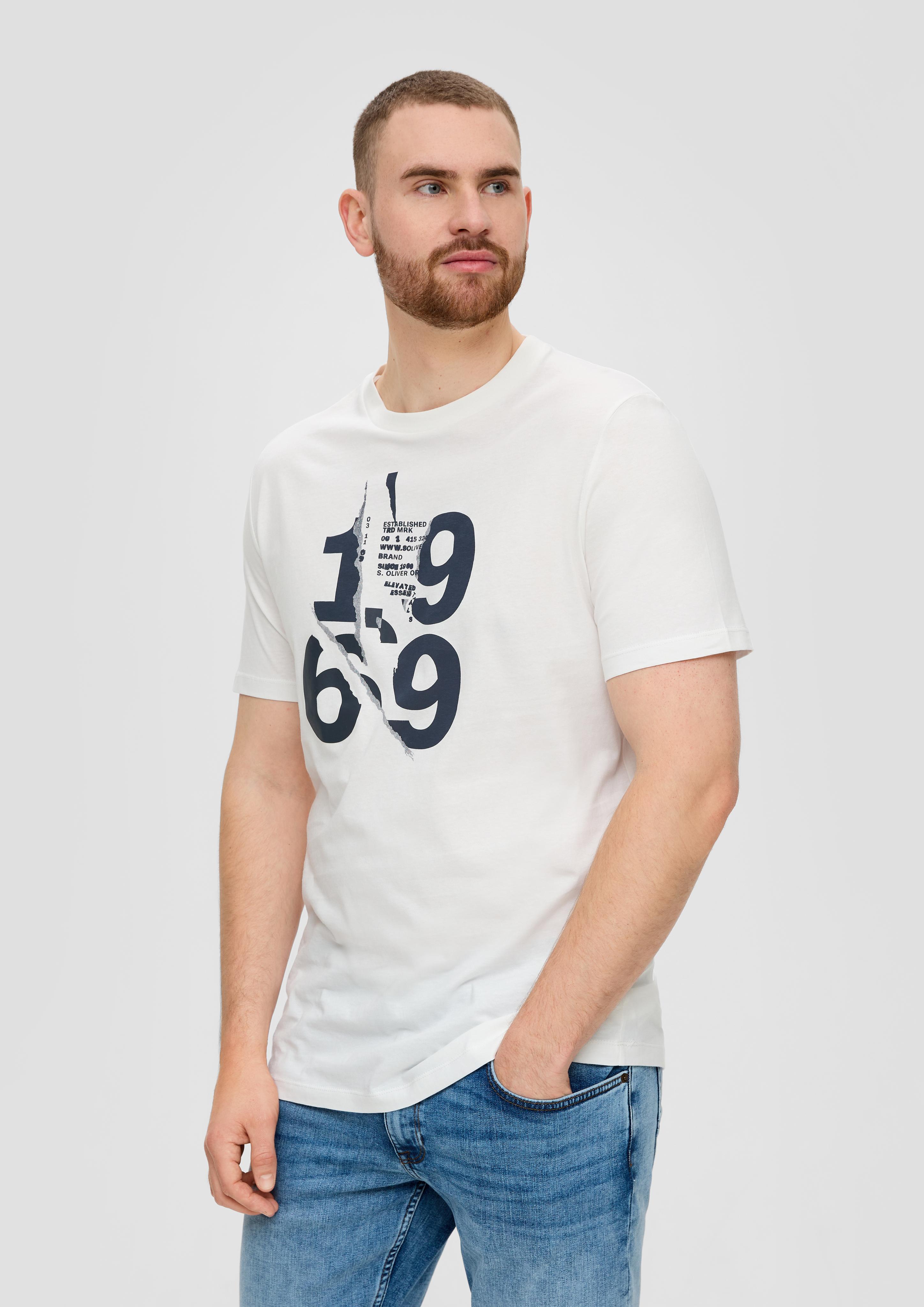 T-Shirt mit Frontprint  2143448-01D2
