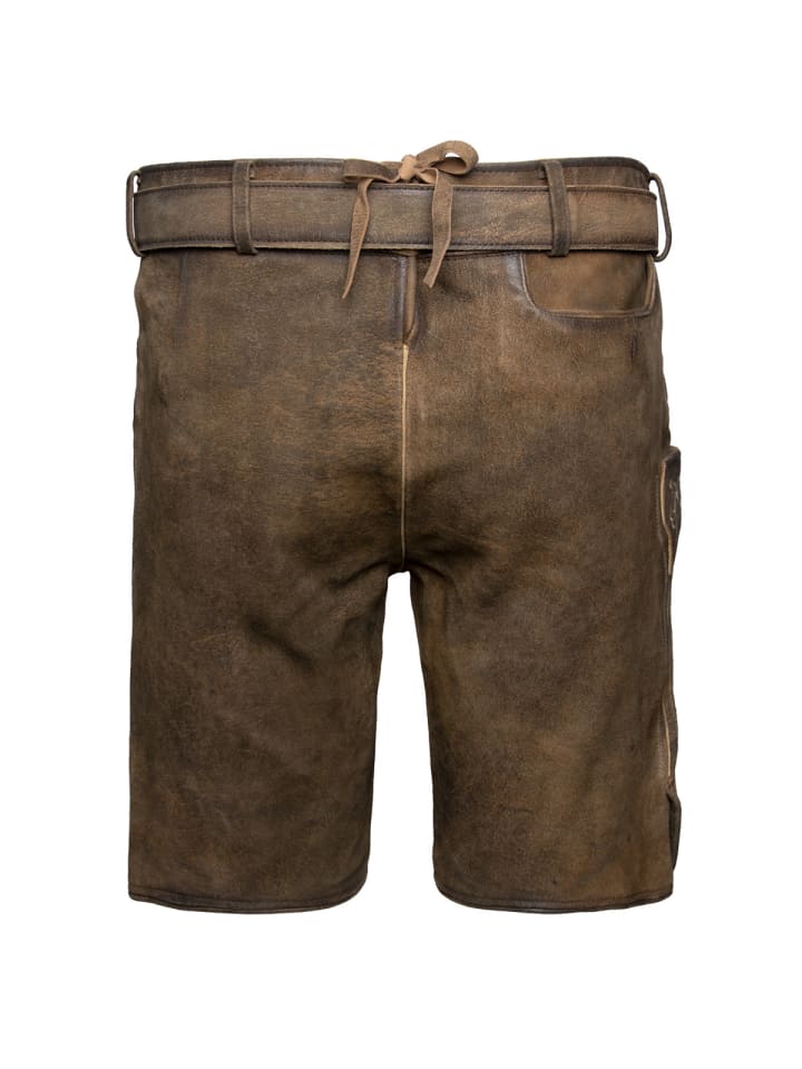 Stockerpoint Lederhose Bastian in braun günstig kaufen