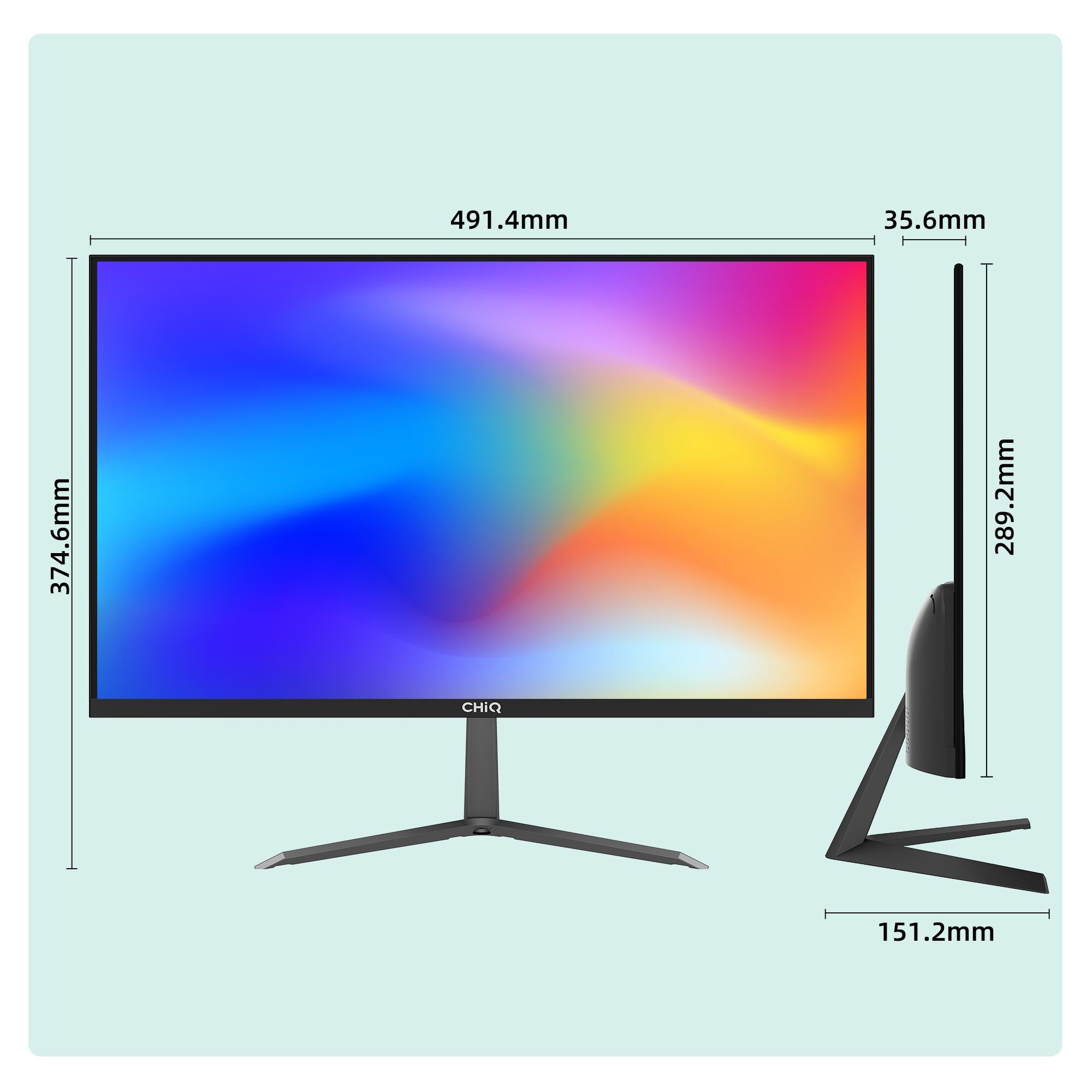 CHiQ 22P610FS LED-Monitor (55,00 cm/22 